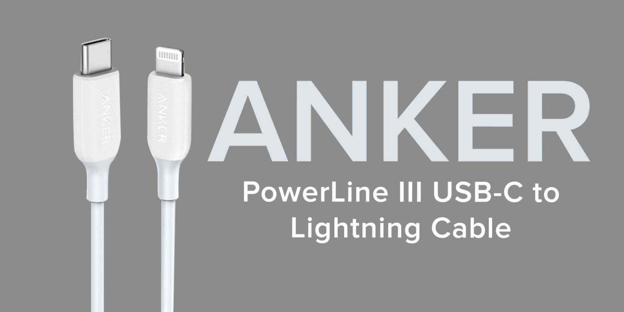 Anker PowerLine III USB-C to Lightning 6ft White/Silver